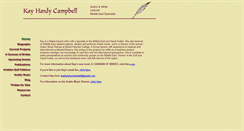 Desktop Screenshot of kayhardycampbell.com