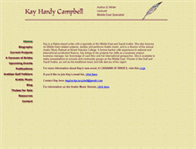 Tablet Screenshot of kayhardycampbell.com